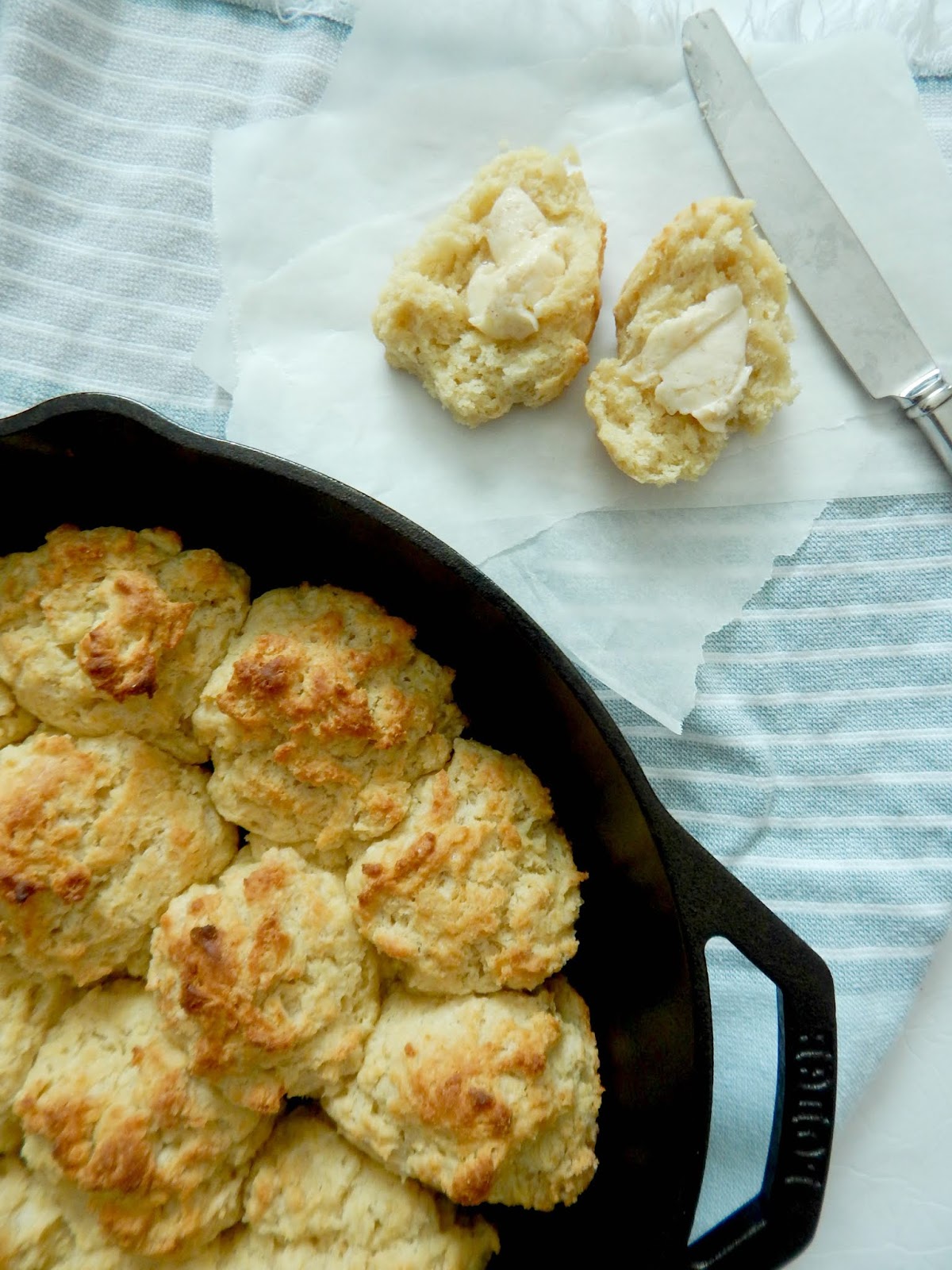 Cast Iron Skillet Biscuits with Honey Butter Ally's Sweet & Savory Eats