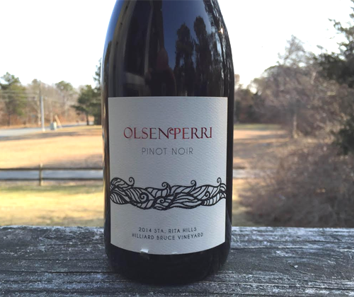 Olsen Perri Santa Rita Hills (Hillard Bruce Vineyard) 2014 Pinot Noir