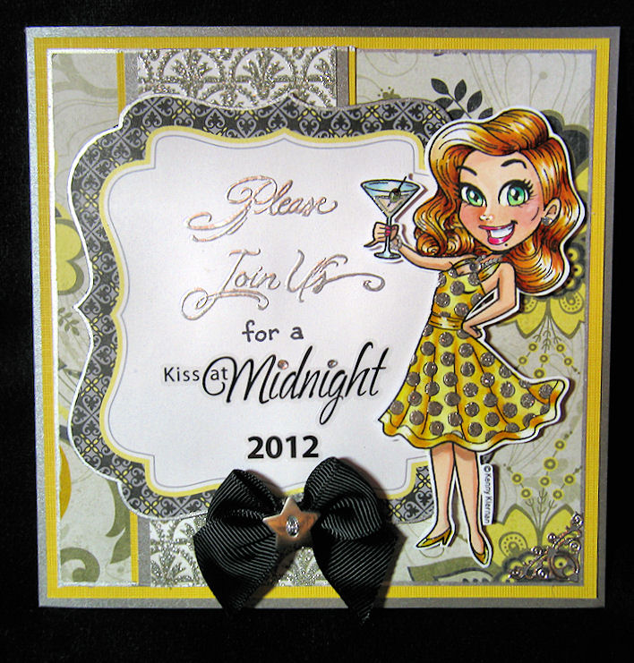 Anniebee's Craft Room New Year's Eve Party Invitations using WOW