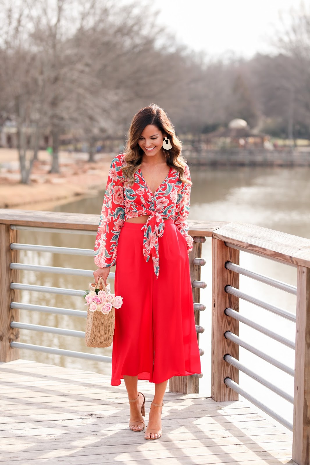 Red Gaucho Pants + Life Update