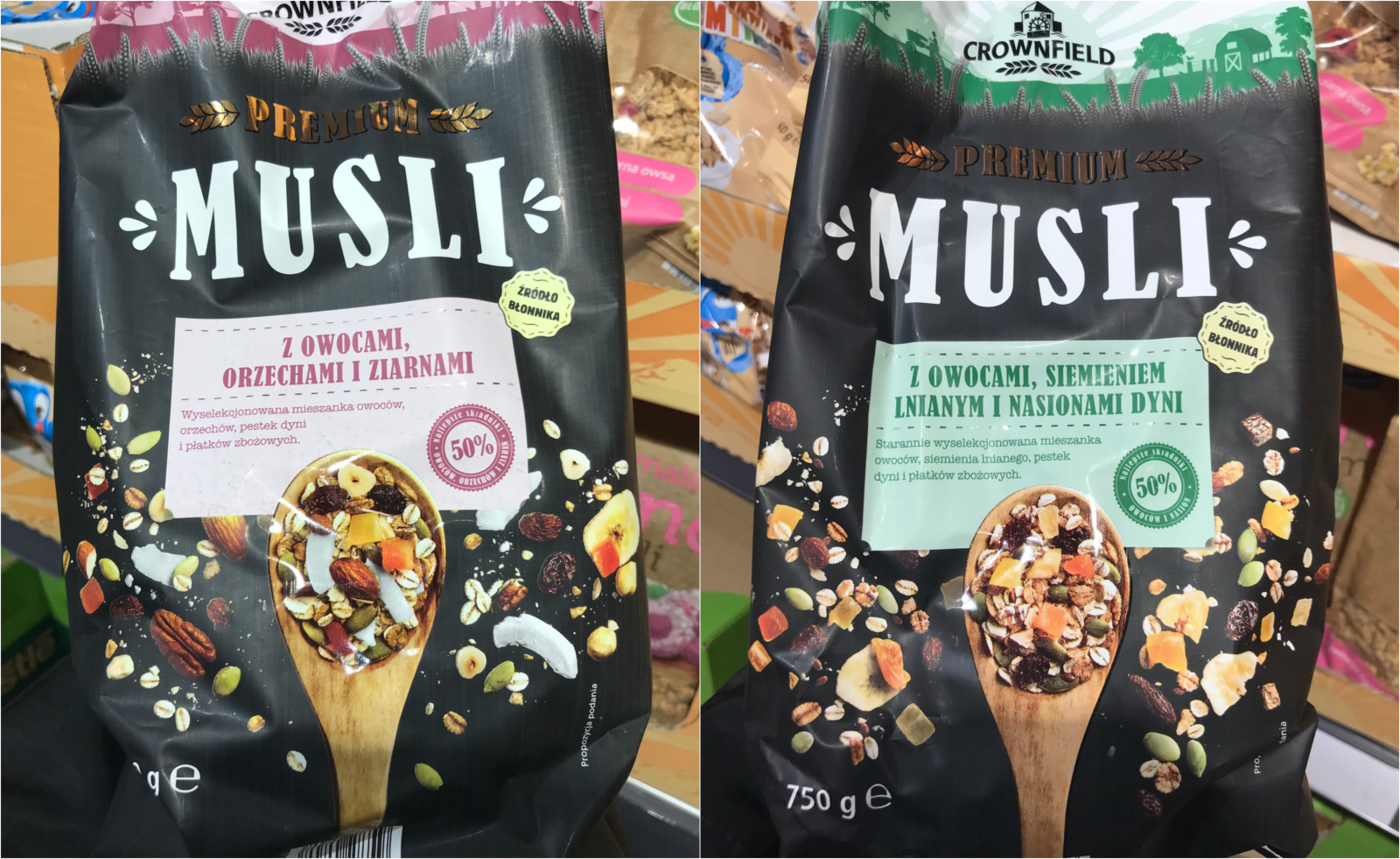 Musli, Crownfield Wegańskie Zakupy