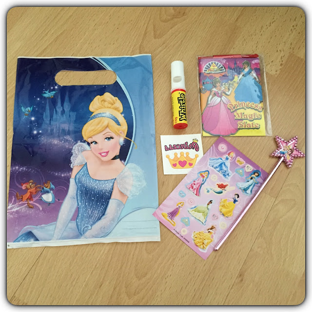 cinderella pre filled party bags