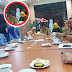 Seram..!! Tertangkap Kamera, Sosok Bayangan Putih Melintas di Belakang Gubernur Kalsel Sahbirin Noor Saat Sedang Rapat