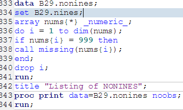 Sas Practice Problem: SAS Assignment #Praxis