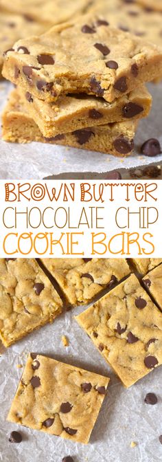 Brown Butter Chocolate Chip Cookie Bars Recipe