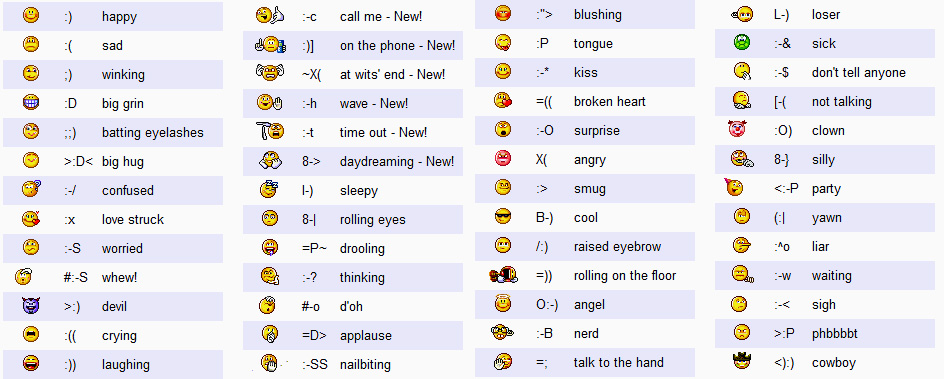 Smiley Fb Chat Code.