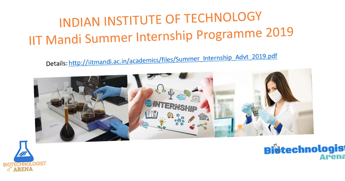 Apply for the summer internship programme at IIT Mandi