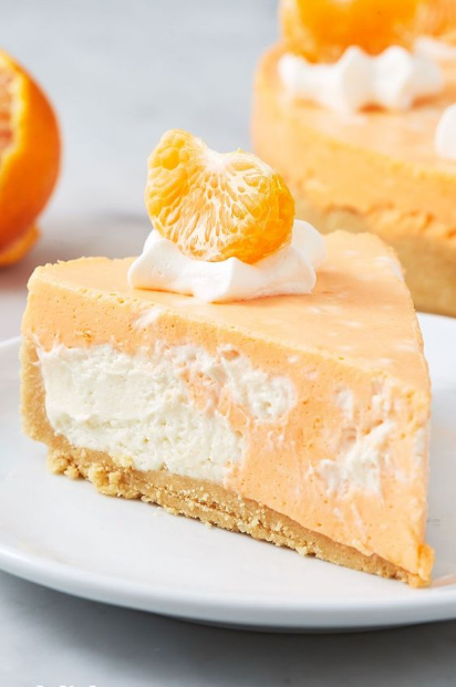 no-bake Creamsicle Cheesecake no-bake Creamsicle Cheesecake