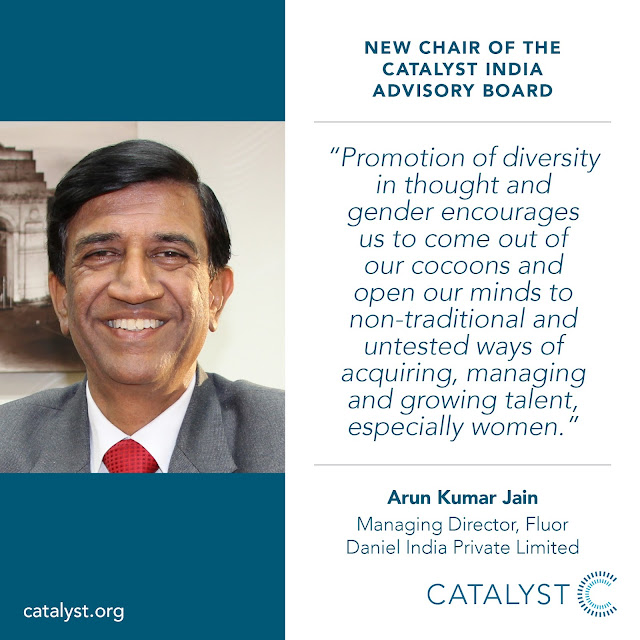 CATALYST ANNOUNCES ARUN KUMAR JAIN AS CHAIR OF CATALYST INDIA ADVISORY BOARD CATALYST ANNOUNCES ARUN KUMAR JAIN AS CHAIR OF CATALYST INDIA ADVISORY BOARD