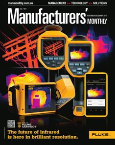 Manufacturers' Monthly - November & December 2015 | ISSN 0025-2530 | CBR 96 dpi | Mensile | Professionisti | Tecnologia | Meccanica
Recognised for its highly credible editorial content and acclaimed analysis of issues affecting the industry, Manufacturers' Monthly has informed Australia’s manufacturing industries since 1961. With a circulation of over 15,000, Manufacturers' Monthly content critical information that senior & operational management need, covering industry news, management, IT, technology, and the lastest products and solutions.