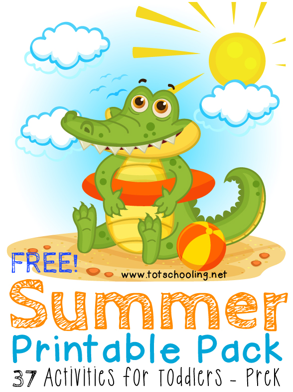 Free Summer Printable Pack For Toddlers PreK Totschooling Toddler  Free Summer Printable Pack For Toddlers PreK Totschooling Toddler