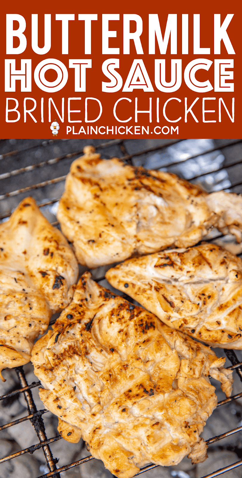Buttermilk Hot Sauce Brined Chicken Plain Chicken®