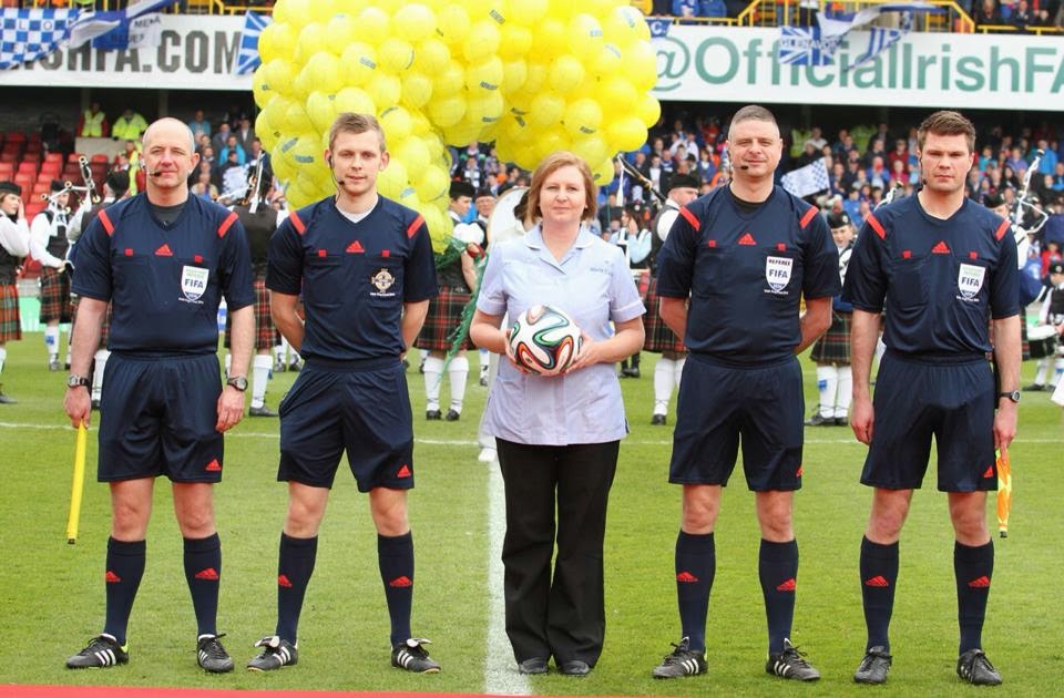 FIFA Referees News Northern Ireland 2014 Irish Cup Final