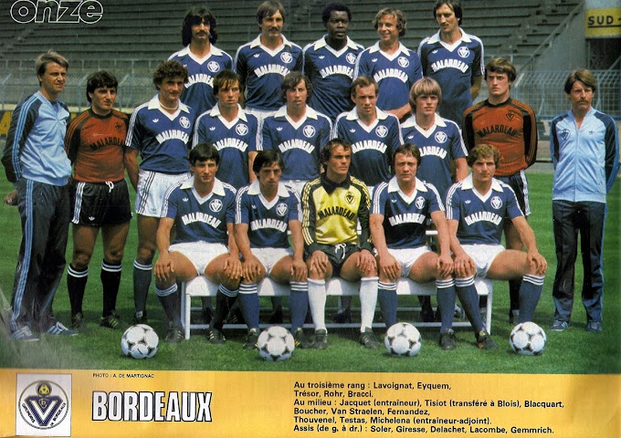 GIRONDINS de BORDEAUX 1980-81.