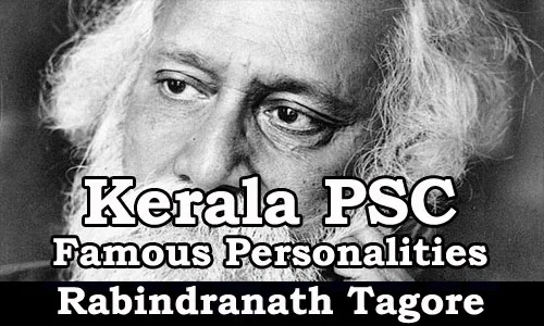 Famous Personalities - Rabindranath Tagore