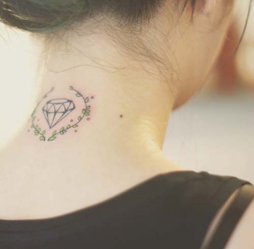 elmas dövmeleri ense neck diamond tattoos elmas dövmeleri ense neck diamond tattoos
