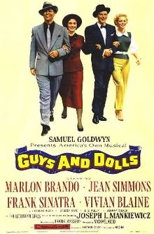 Film Poster Guys and Dolls 1955 movieloversreviews.filminspector.com