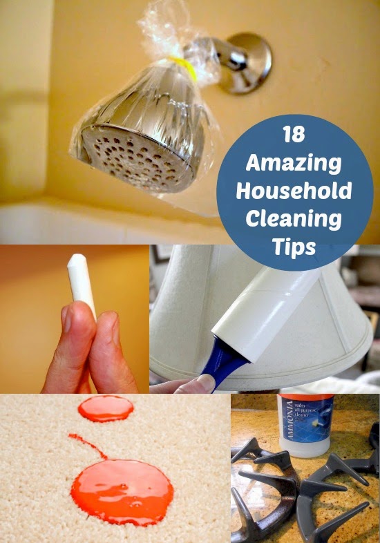 18 Amazing Household Cleaning Tips