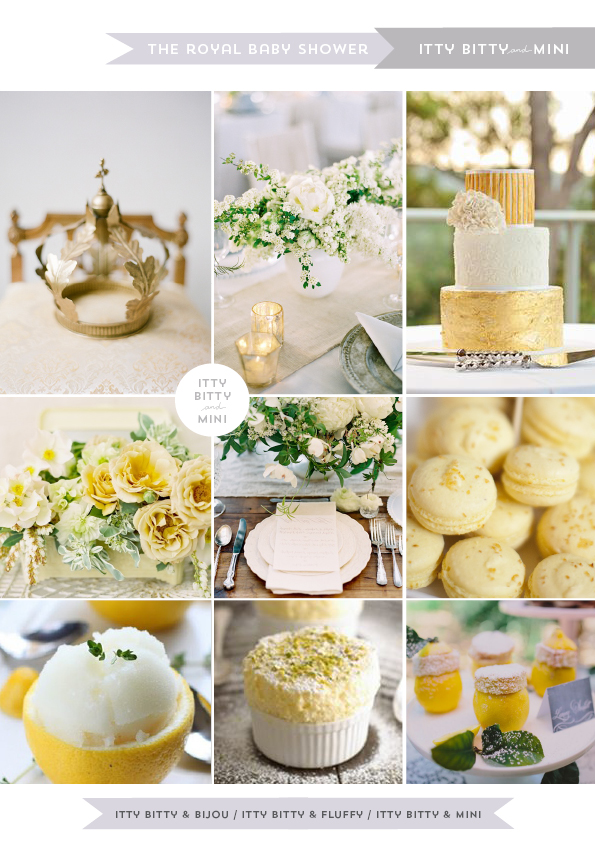 Itty Bitty Mini: Baby Shower Inspirations - Kate Middleton's Royal Baby Shower