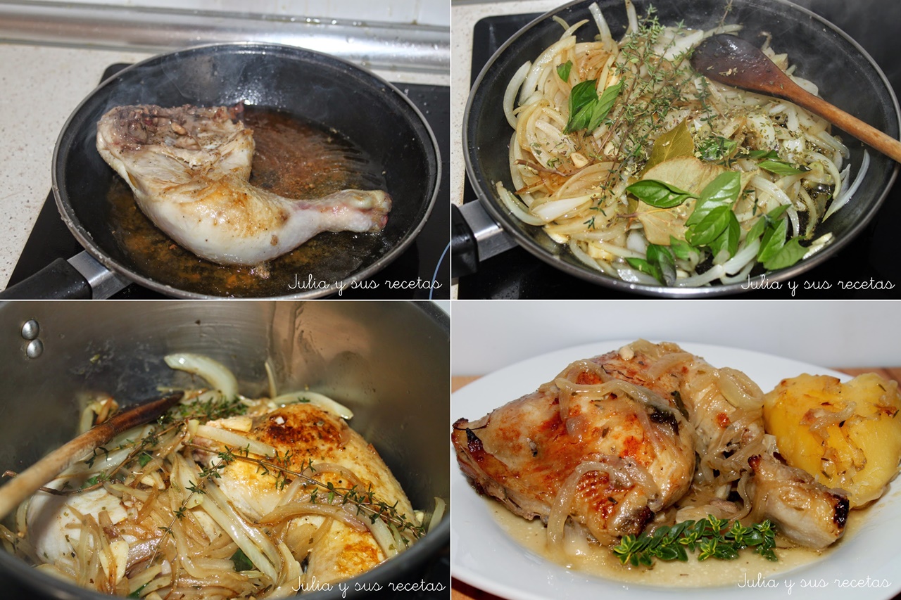 Muslos De Pollo Asado En Olla Express - Varios de Pollo