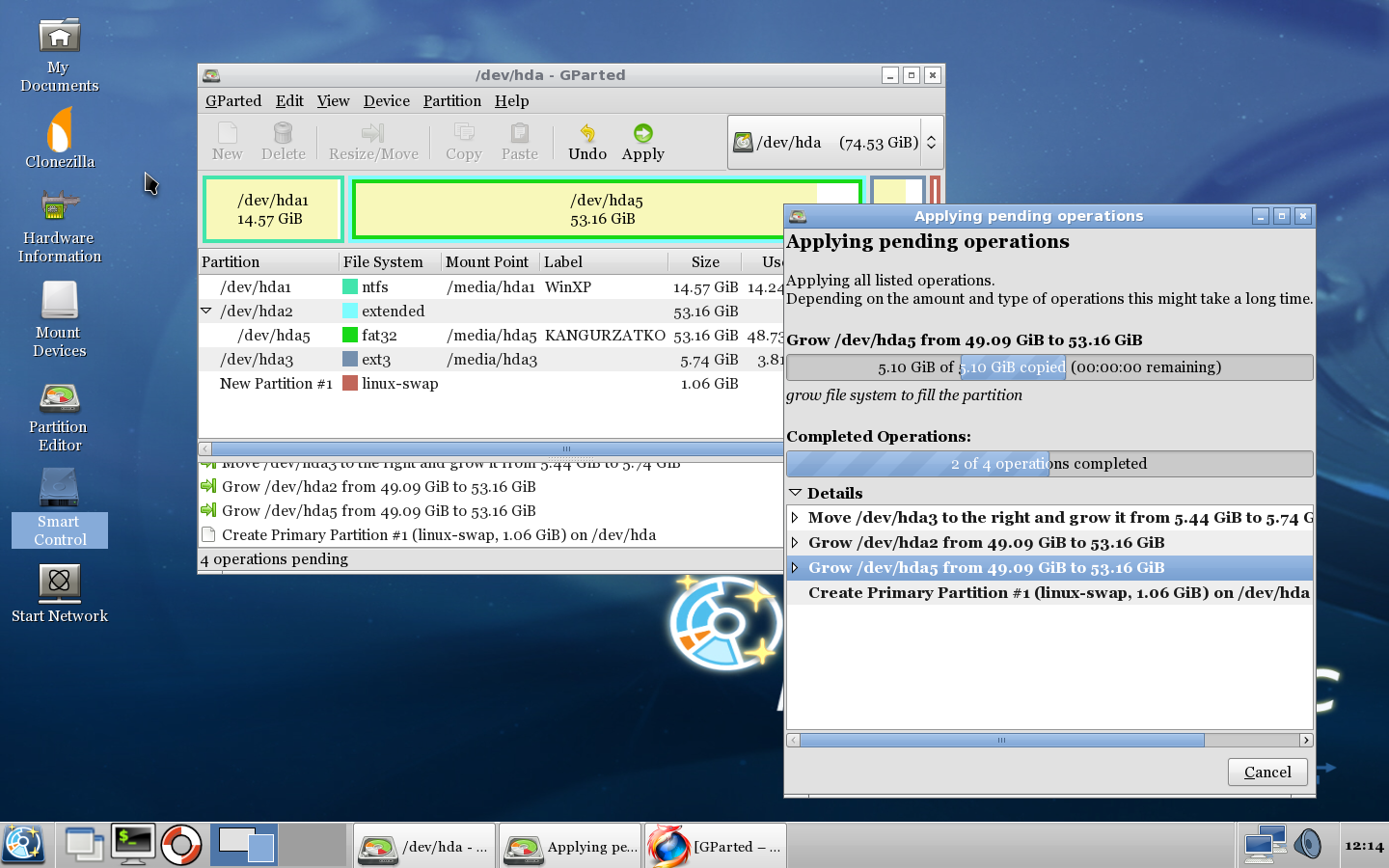 Magic Parted LiNuXiToS