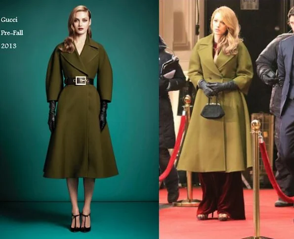 Blake Lively in Gucci – On The Set Of ‘Age of Adaline’