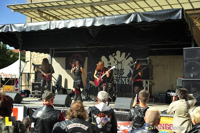 ladies ballbreaker rock bikes & uc car show donzere 2016 photo Pascal Blachier