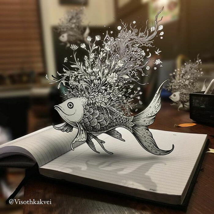 Incredible Illustrations By Cambodian Artist That Will Leave You Speechless