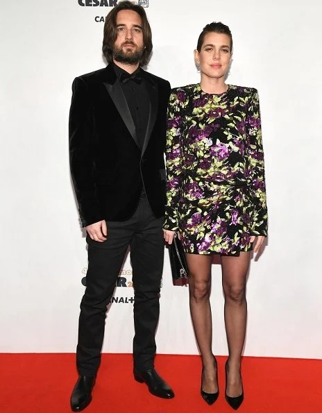 Charlotte Casiraghi and her film producer boyfriend Dimitri Rassam attended 43rd Cesar Film Awards ceremony held at Pleyel Concert Hall in Paris