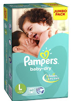 Pampers Large Size Diapers Jumbo Pack (60 Count) Price Rs639