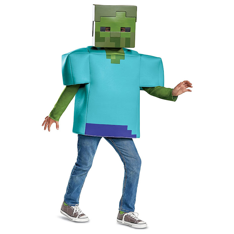 Minecraft Zombie Classic Costume Disguise Item | Minecraft Merch