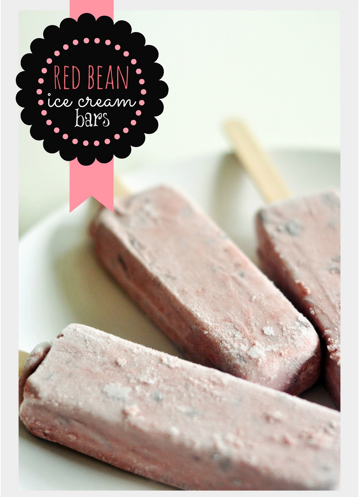 Bluebird Notes red bean ice cream bars