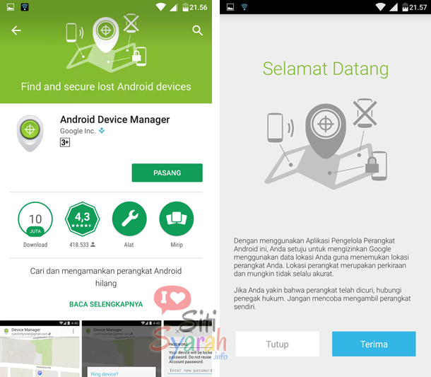 android device manager tidak berfungsi