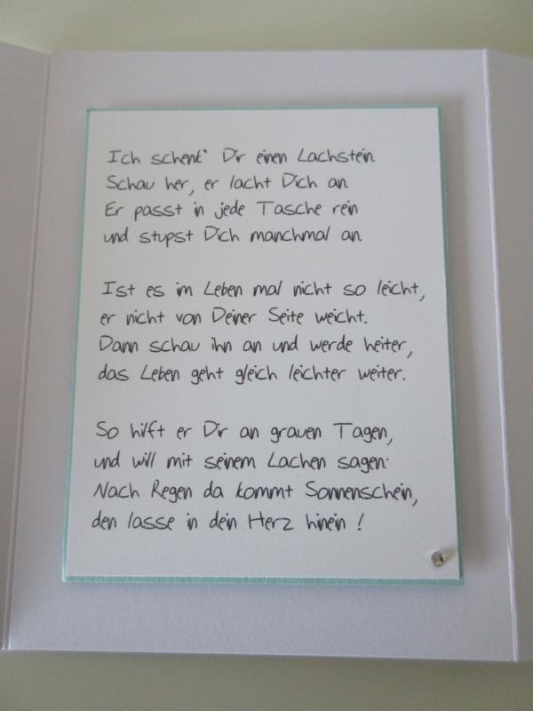 stempeltörtchen: * Ein Lachstein