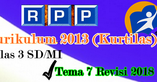 Download RPP K13 Kelas 3 Tema 7 Revisi Terbaru Data Conten