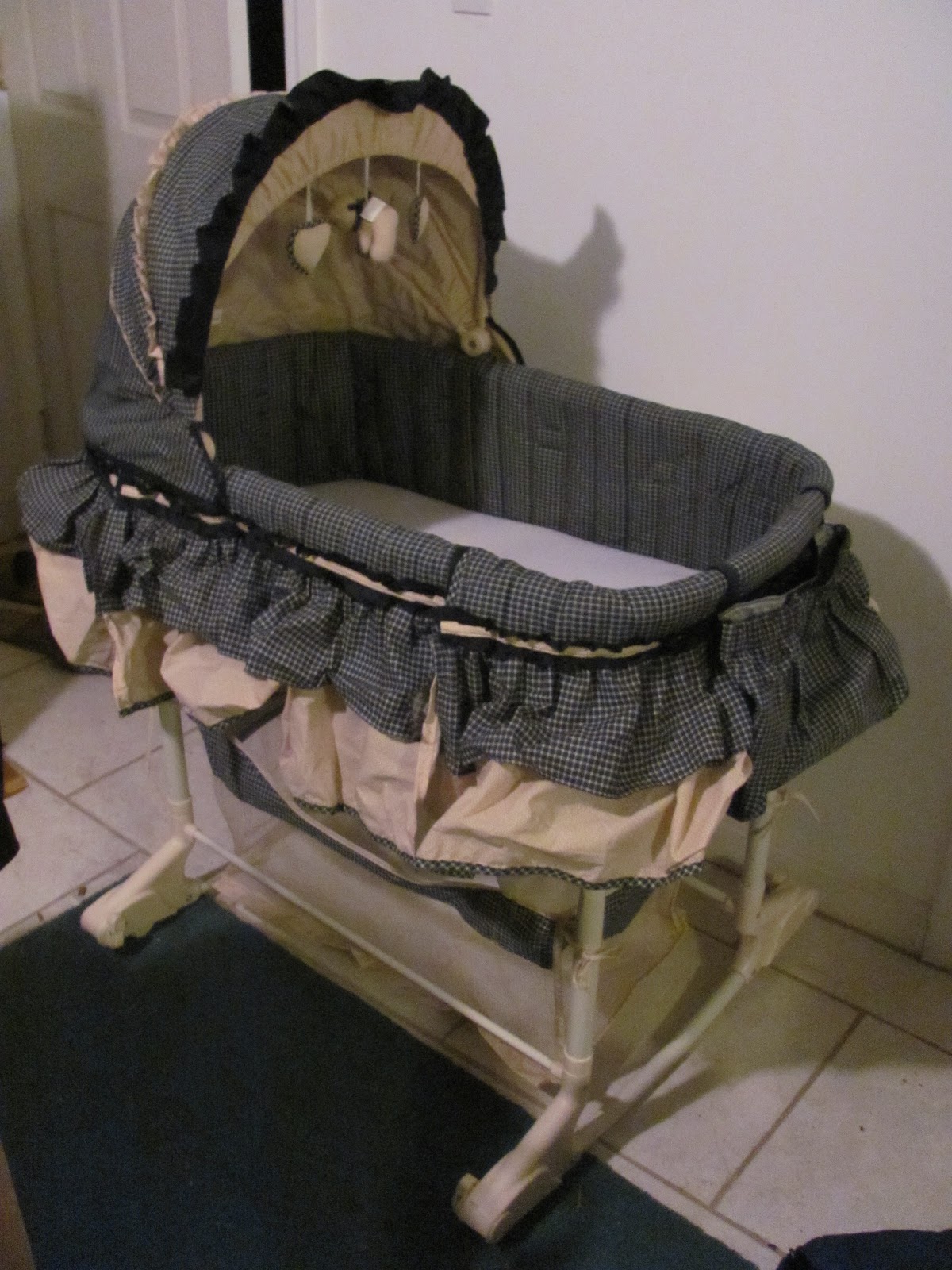 Newton Corner ESale SOLD Blue and Tan Plaid Baby 45.00