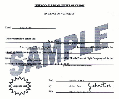 Letter Of Credit Process Flow Chart