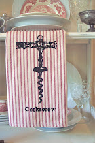 Vintage Corkscrew Towel
