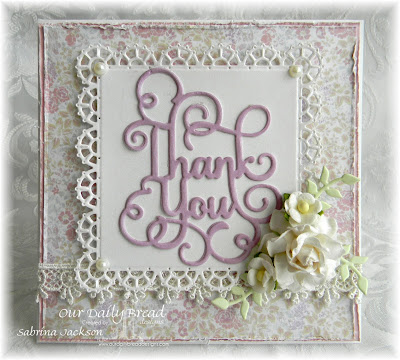 Our Daily Bread Designs Custom Dies: Lovely Leaves, Thank You, Layered Lacey Squares, Our Daily Bread Designs Paper Collection: Easter Card Collection 2016