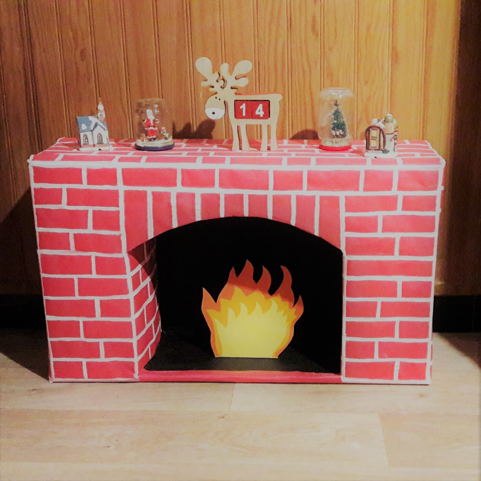 Bricolage Noël Une cheminée pour le PèreNoël La