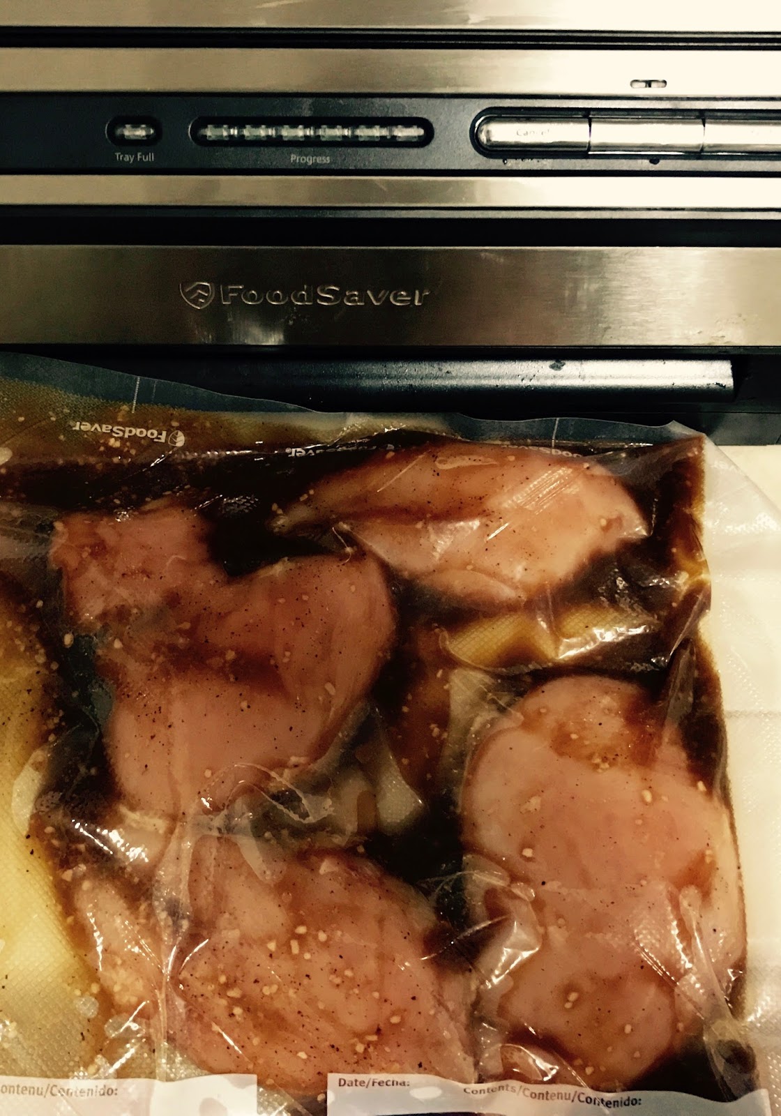 The Periodic Kitchen Sous Vide GingerGarlic Chicken