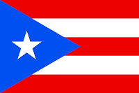 Logo Gambar Bendera Negara Puerto Riko PNG JPG ukuran 200 px