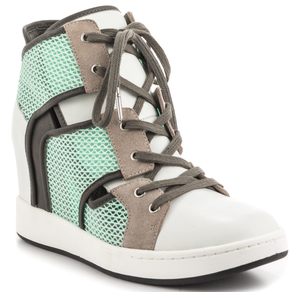 lamb wedge sneakers