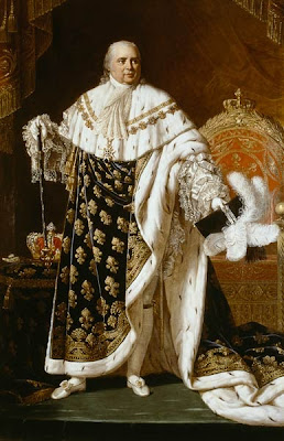 Portrait of Louis XVIII in Coronation Robes by Robert Lefèvre, 1822