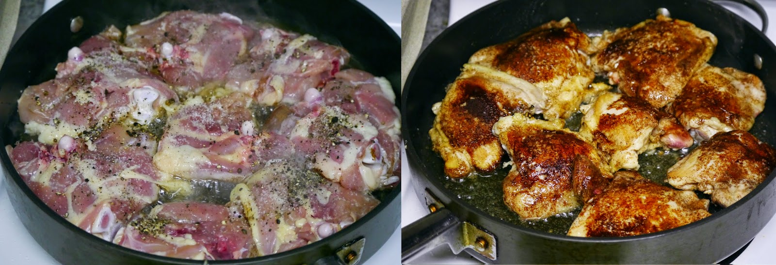 Persian style cinnamon crusted chicken