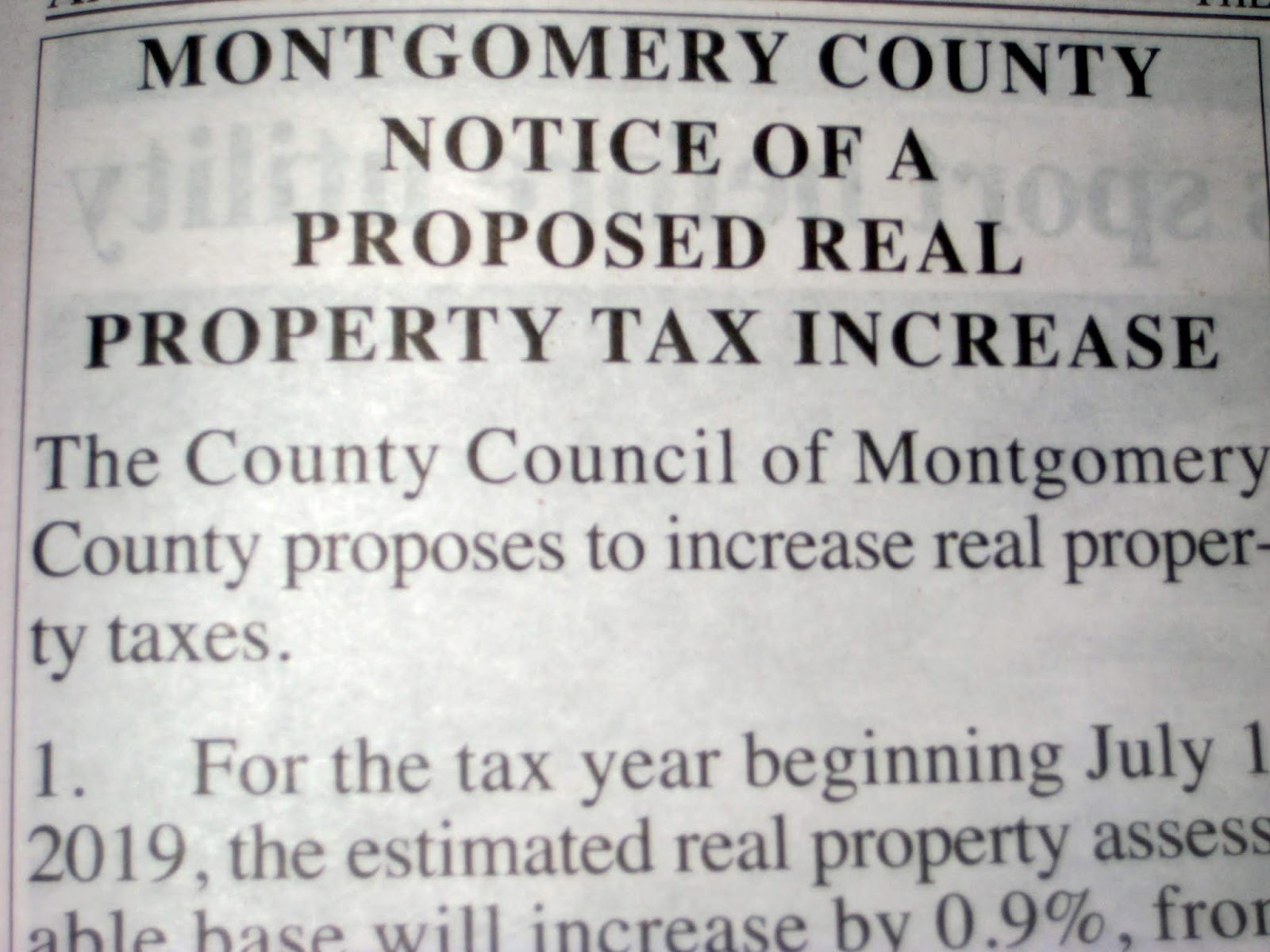 Rockville Nights Montgomery County Council proposes property tax hike