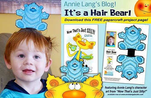 Download this FREE Hair Bear printable project from Annie Lang