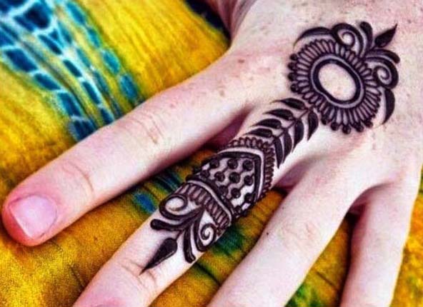 Gambar Lukisan Henna Simple dan Cantik Gambar Lukisan Henna sederhana dan Cantik