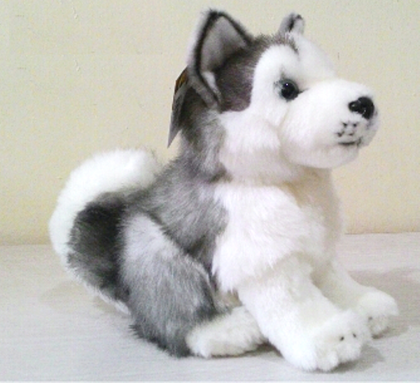 Boneka Lucu Boneka Anjing Siberian Husky Lucu 0298 3429907