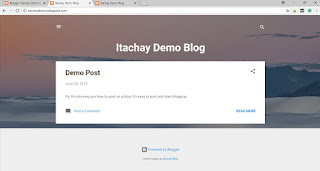 how my blog for visiters looks like